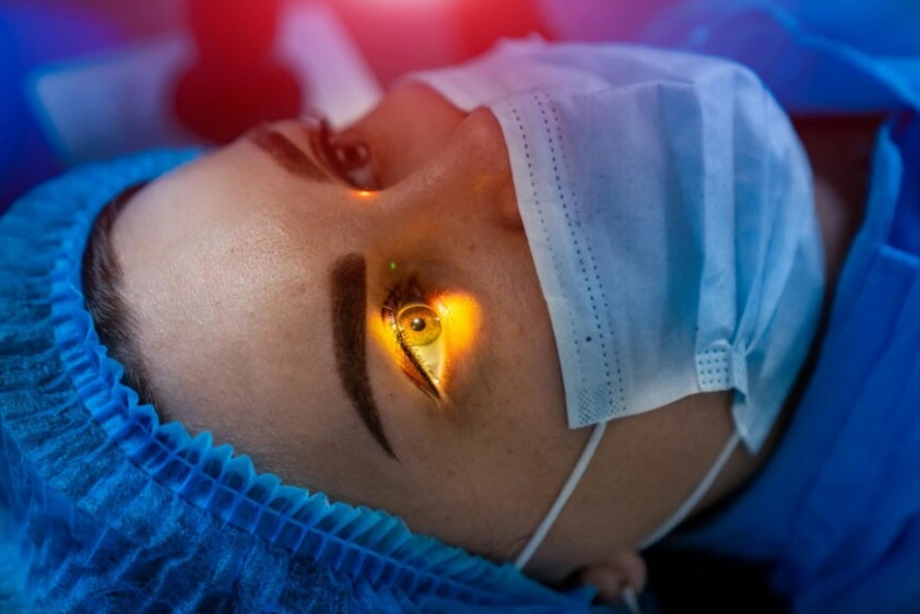 تصحيح الإبصار بإستخدام الليزك